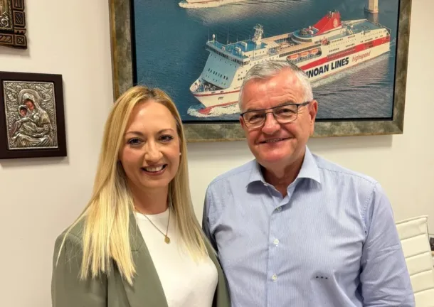 Εκλογές ΔΕΕΠ ΝΔ Αχαΐας: Η Μαρία Κυριακοπούλου με τον Αντώνη Κουνάβη