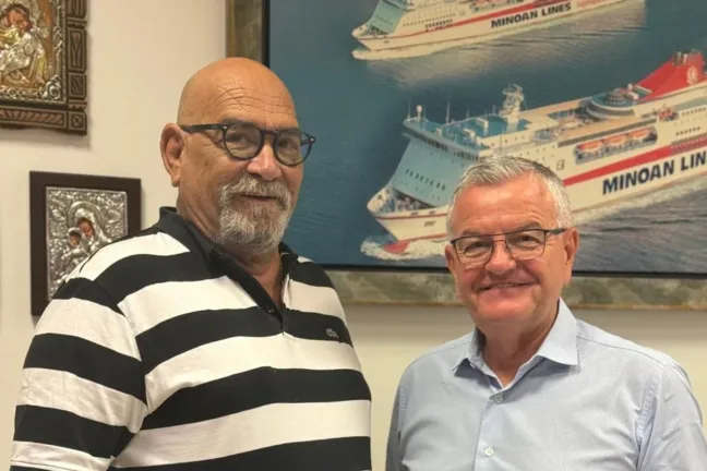 Εκλογές ΔΕΕΠ ΝΔ Αχαΐας: Ο Ιωάννης Σταυρογιαννόπουλος με τον Αντώνη Κουνάβη