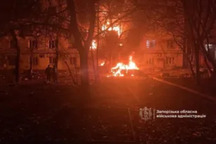 «Κόλαση» στη Ζαπορίζια: Μαζική ρωσική επίθεση με drones ΦΩΤΟ-ΒΙΝΤΕΟ