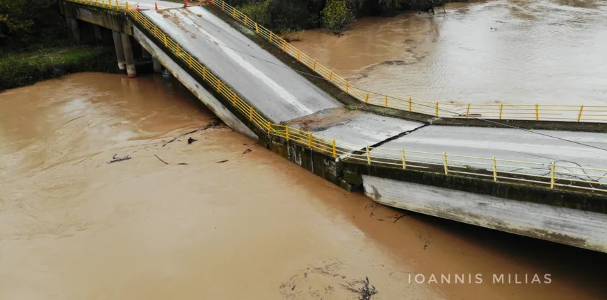 Δύο χρόνια μετά τον Daniel, κανείς δεν ασχολήθηκε με τη γέφυρα...