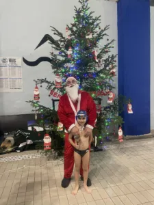 Ο Αγιος Βασίλης στο κολυμβητήριο «Α. Πεπανός» για τα παιδιά της ΝΕΠ - Φωτογραφίες