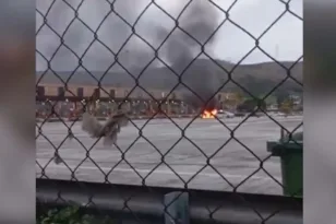 Αυτοκίνητο στην Αθηνών-Κορίνθου έγινε παρανάλωμα του πυρρός