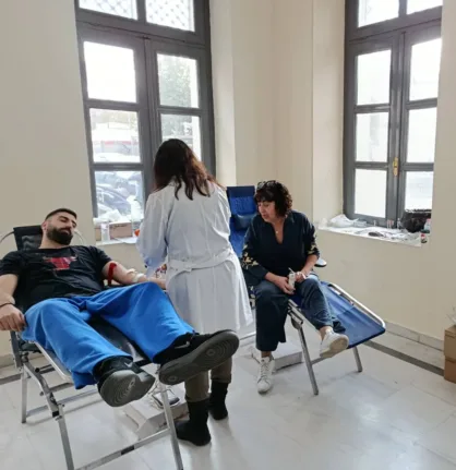 Κάτω Αχαΐα: Εθελοντική αιμοδοσία από την Ενωση Αστυνομικών Υπαλλήλων
