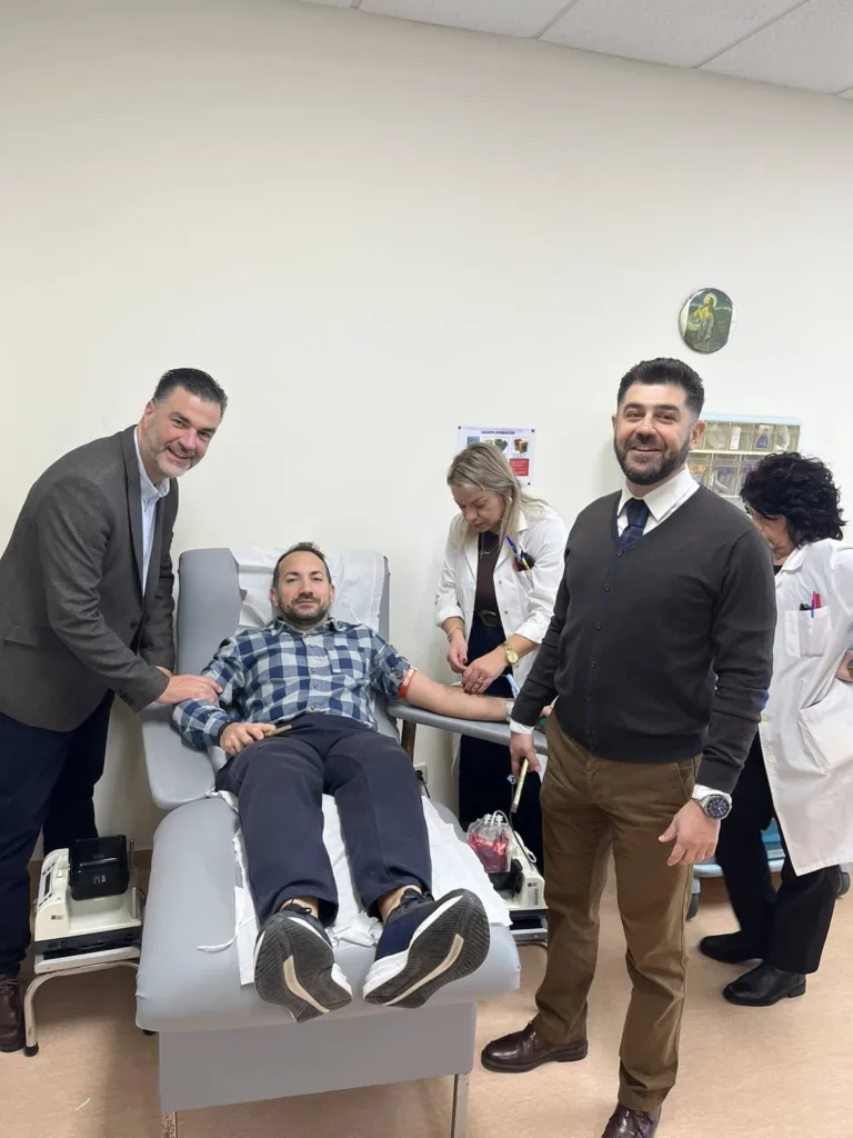 Εθελοντική αιμοδοσία στον Πύργο από την παράταξη του Σπύρου Σκιαδαρέση