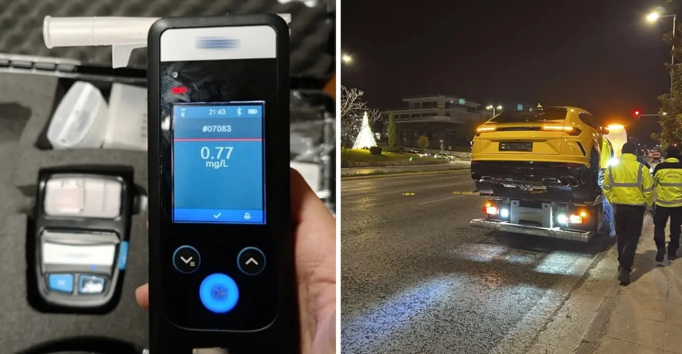 Αττική: Οδηγός παράτησε το όχημά του σε στάση λεωφορείου όταν είδε το μπλόκο