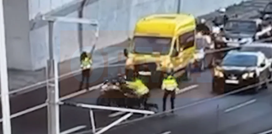 Αττική Οδός: Συνελήφθη ο μοτοσικλετιστής που τραυμάτισε αστυνομικούς προσπαθώντας να αποφύγει έλεγχο