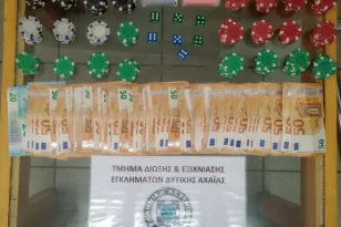 Παράνομο “καζίνο” σε κατάστημα στην Κάτω Αχαΐα: Στον εισαγγελέα οκτώ συλληφθέντες