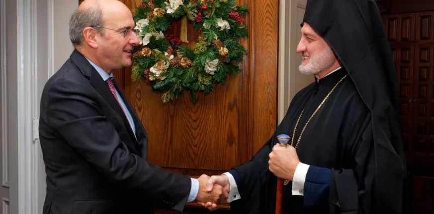 Συνάντηση Χατζηδάκη με Ελπιδοφόρο στην Νέα Υόρκη