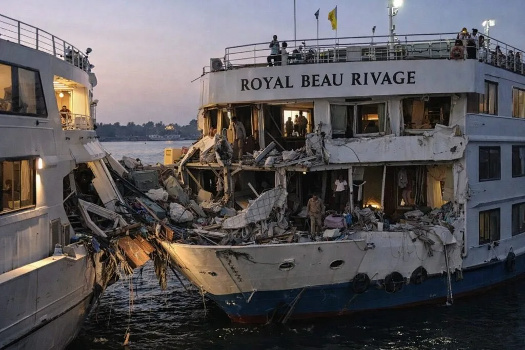 Αίγυπτος: Νεκρή μια τουρίστρια από σύγκρουση πλοίων στον Νείλο