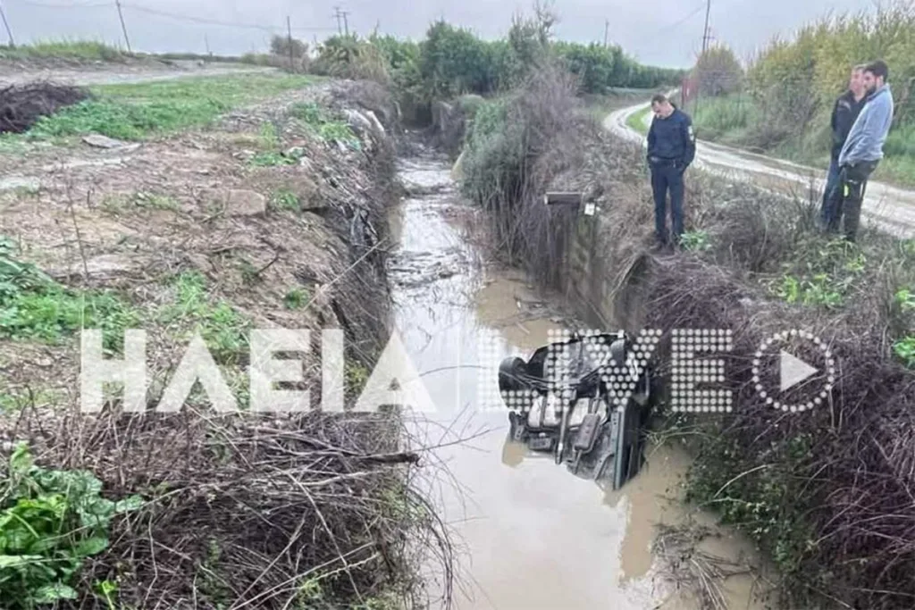 Υπόθεση θρίλερ με Αυτοκίνητο που βρέθηκε αναποδογυρισμένο σε κανάλι! ΦΩΤΟ