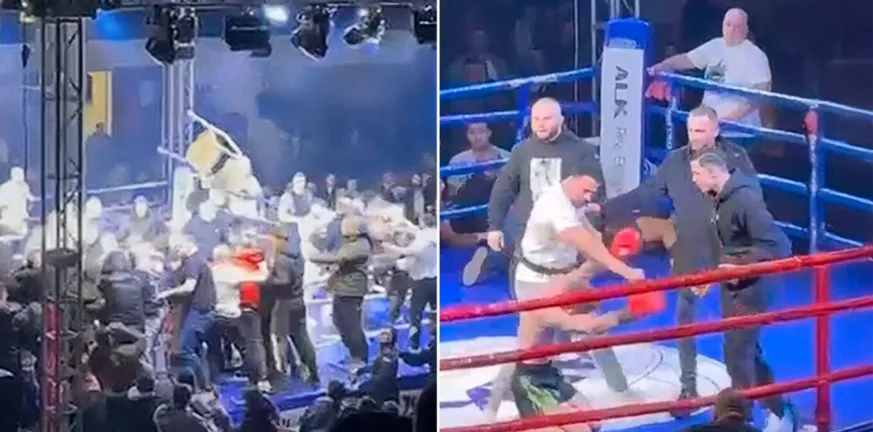 Σοκάρει ο Έλληνας kickboxer Γιάννης Τσουκαλάς: «50-60 άτομα μπούκαραν στο ρινγκ και μας ποδοπάτησαν»