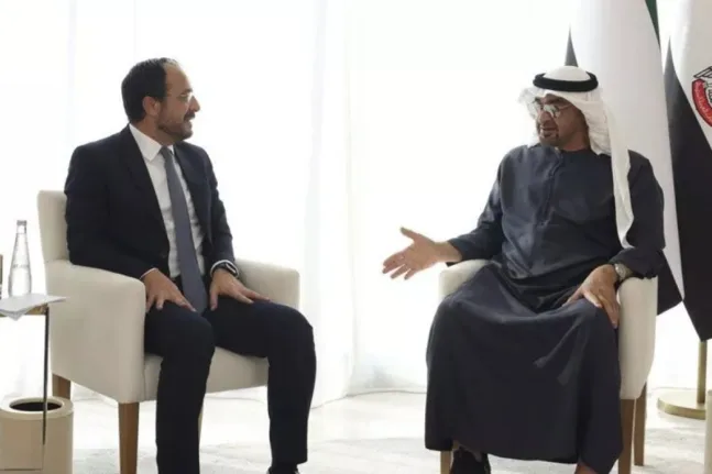 Για πρώτη φορά στην Κύπρο ο Πρόεδρος των Εμιράτων: Θα υπογράψει Κοινή Διακήρυξη με τον Χριστοδουλίδη