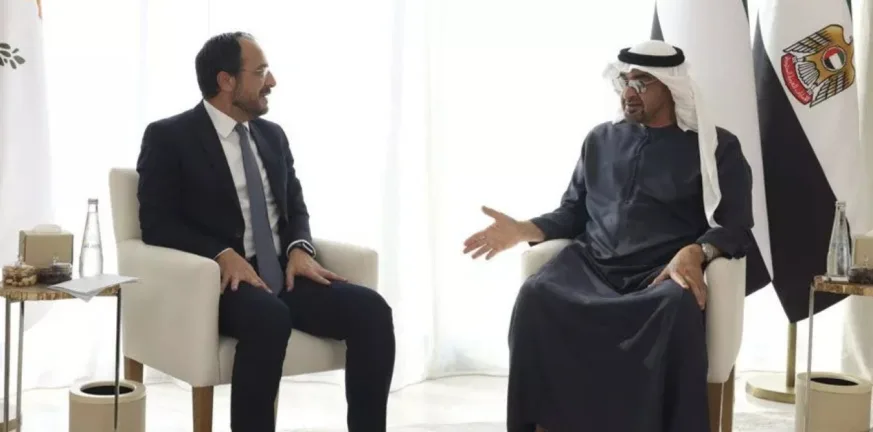 Για πρώτη φορά στην Κύπρο ο Πρόεδρος των Εμιράτων: Θα υπογράψει Κοινή Διακήρυξη με τον Χριστοδουλίδη