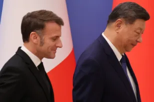 Μακρόν σε Σι Τζινπίνγκ στο Πεκίνο: Χρησιμοποιήστε την επιρροή σας για να τελειώσει ο πόλεμος στην Ουκρανία