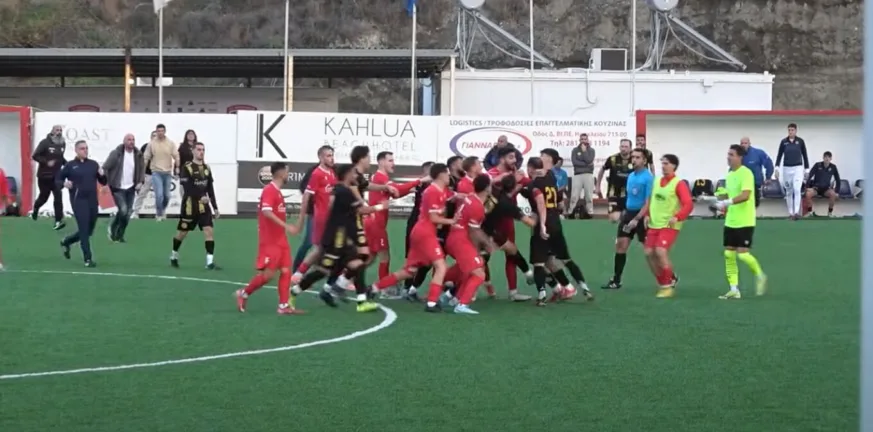 Κρήτη: Ο πρώην παίκτης του Παναθηναϊκού Ηλίας Κώτσιος κουτούλησε ποδοσφαιριστή ΒΙΝΤΕΟ