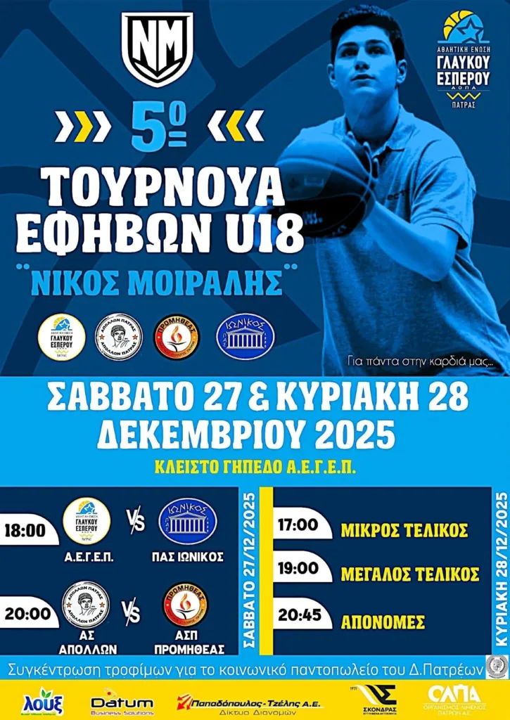 5ο Τουρνουά «Νίκος Μοίραλης»: Τίμησαν τη μνήμη του, στον τελικό Προμηθέας και Ιωνικός 5ο Τουρνουά «Νίκος Μοίραλης»: Τίμησαν τη μνήμη του, στον τελικό Προμηθέας και Ιωνικός