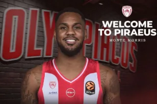 Με κάθε επισημότητα ο Μόντε Μόρις στον Ολυμπιακό, ΒΙΝΤΕΟ