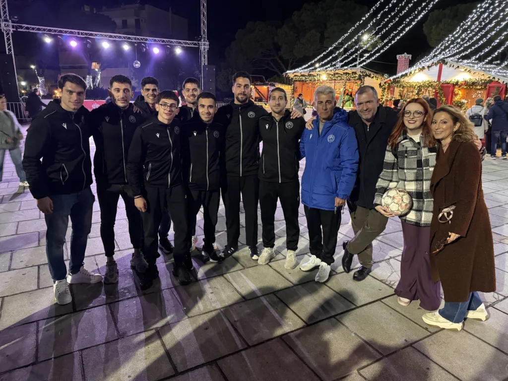 Παναιγιάλειος: Παίξαμε ποδόσφαιρο και με τον Άγιο Βασίλη! ΦΩΤΟ