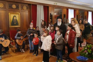 Ευχές προς τον Σεβασμιώτατο Μητροπολίτη Καλαβρύτων και Αιγιαλείας κ. Ιερώνυμο ενόψει Χριστουγέννων, ΦΩΤΟ