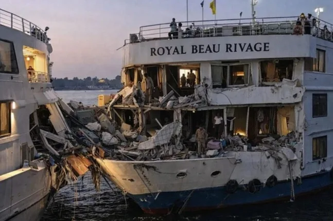 Μια νεκρή σε σύγκρουση κρουαζιερόπλοιων στον Νείλο ΦΩΤΟ