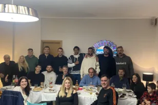 Το δείπνο του αρχηγού μετά τη νίκη της Ολυμπιάδας