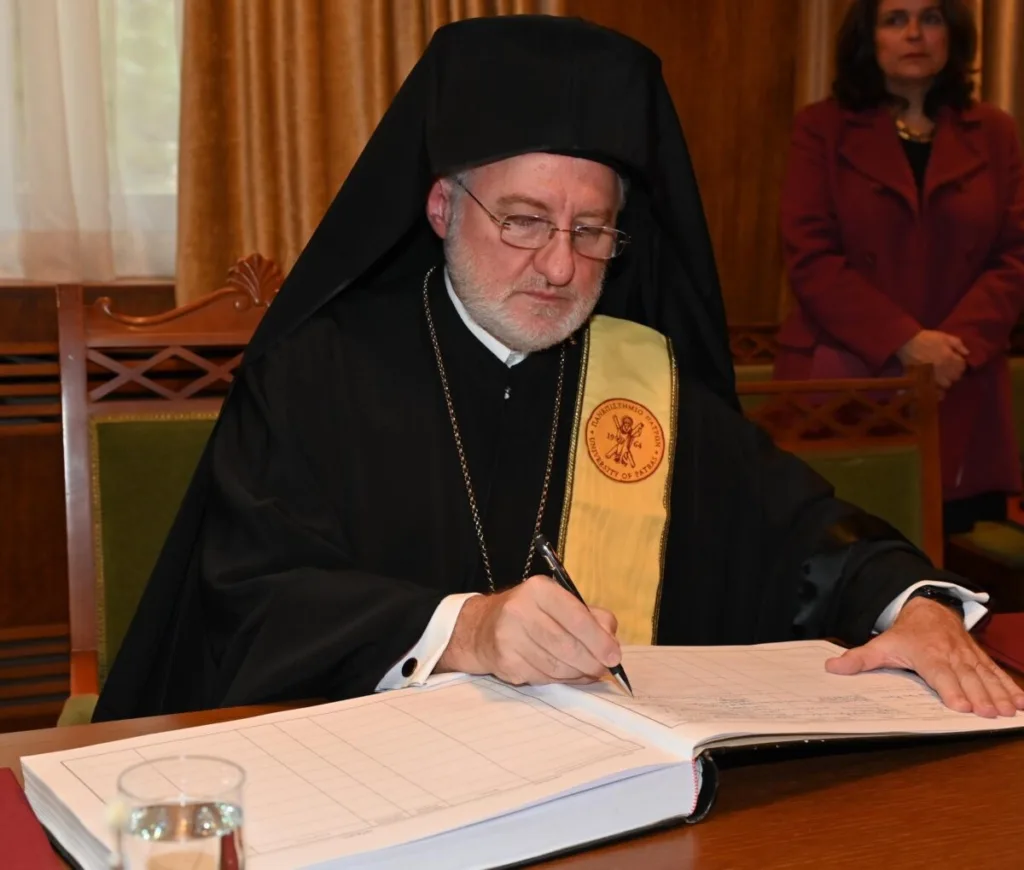 Τιμητική αναγόρευση του Αρχιεπισκόπου Αμερικής Ελπιδοφόρου στο Πανεπιστήμιο Πατρών