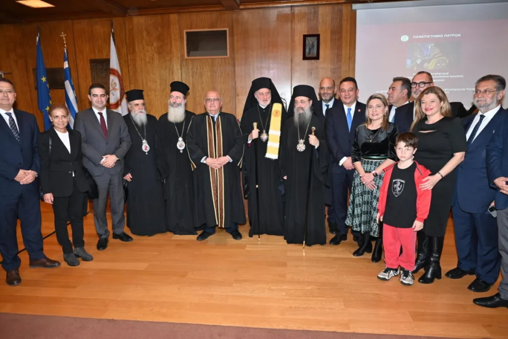 Τιμητική αναγόρευση του Αρχιεπισκόπου Αμερικής Ελπιδοφόρου στο Πανεπιστήμιο Πατρών