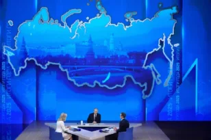 Το μήνυμα Πούτιν με έναν χάρτη: Καμία υποχώρηση στα ουκρανικά εδάφη