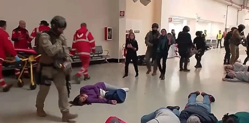 Ρώμη: Πυροβολισμοί, τρομοκράτες και επέμβαση των Ειδικών Δυνάμεων στο αεροδρόμιο ΒΙΝΤΕΟ