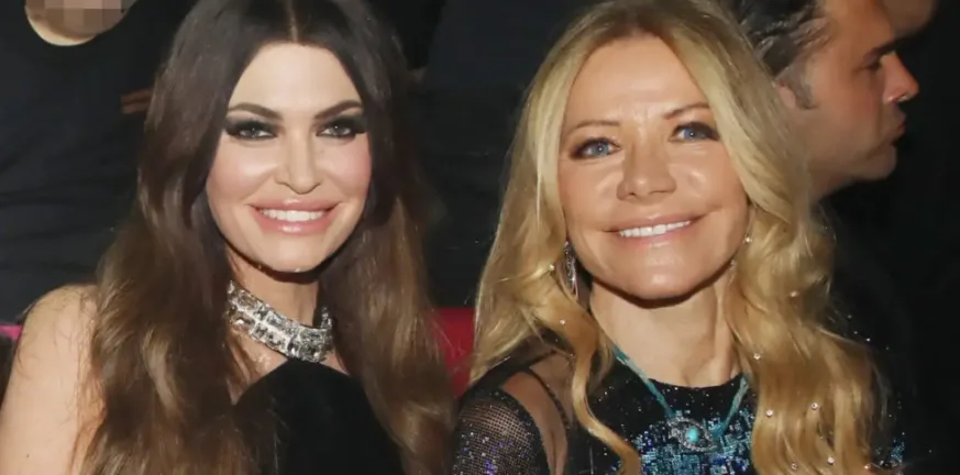 Η Κίμπερλι Γκιλφόιλ διασκέδασε στον Αργυρό μαζί με τη Μαριάννα Λάτση