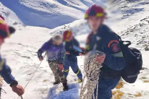 Ταΰγετος: Αίσιο τέλος για τον 28χρονο Γάλλο πεζοπόρο που έπεσε σε χαράδρα 200 μέτρων ΦΩΤΟ