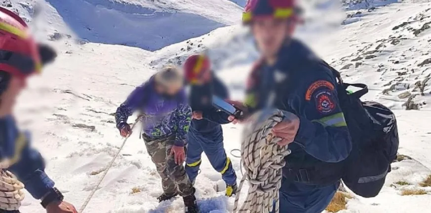 Ταΰγετος: Αίσιο τέλος για τον 28χρονο Γάλλο πεζοπόρο που έπεσε σε χαράδρα 200 μέτρων ΦΩΤΟ