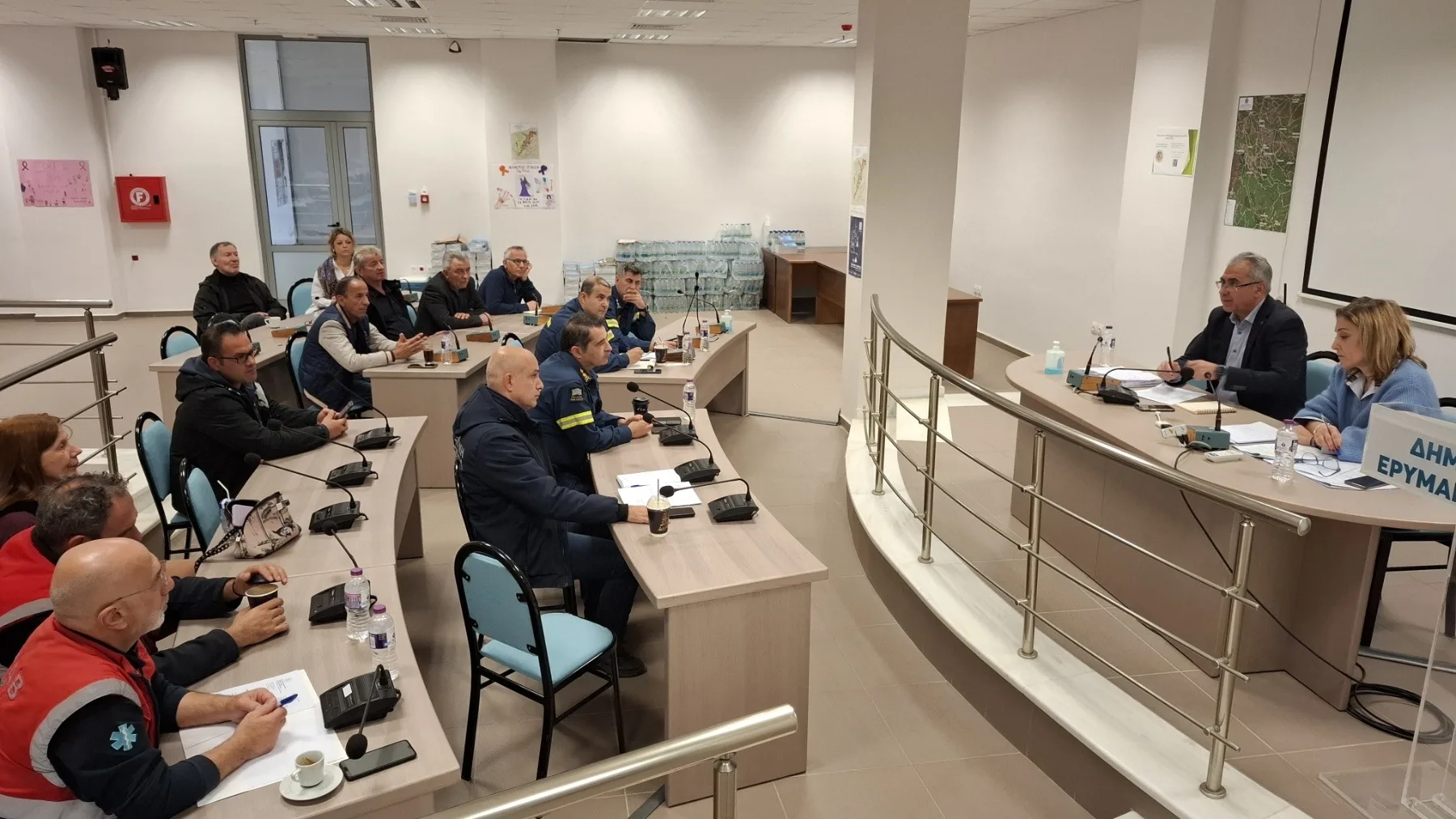 Συνεδρίασε το συντονιστικό του Δήμου Ερυμάνθου για τη χειμερινή περίοδο