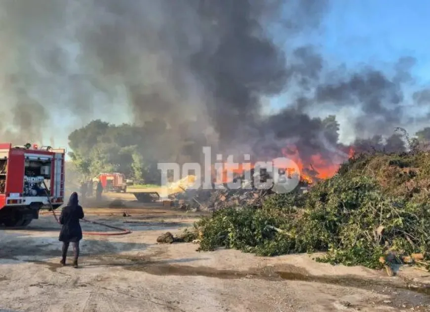 Θεσσαλονίκη: Φωτιά σε απορρίμματα στη περιοχή της Μίκρας