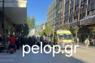 Τροχαίο με τραυματισμό δικυκλιστή στο κέντρο της Πάτρας ΦΩΤΟ