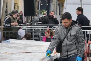 Περιστέρι: Βασιλόπιτα για το Γκίνες, ζυγίζει 10 τόνους και είναι 100 μέτρα