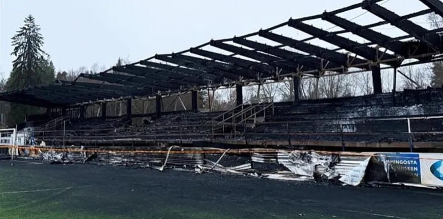 Φινλανδία: Τρεις ανήλικοι … έκαψαν το γήπεδο της Χάκα ΒΙΝΤΕΟ