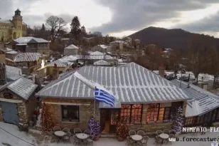 Οι πρώτες εικόνες με χιονισμένα τοπία στη χώρα, θερμοκρασίες κάτω από το μηδέν ΦΩΤΟ