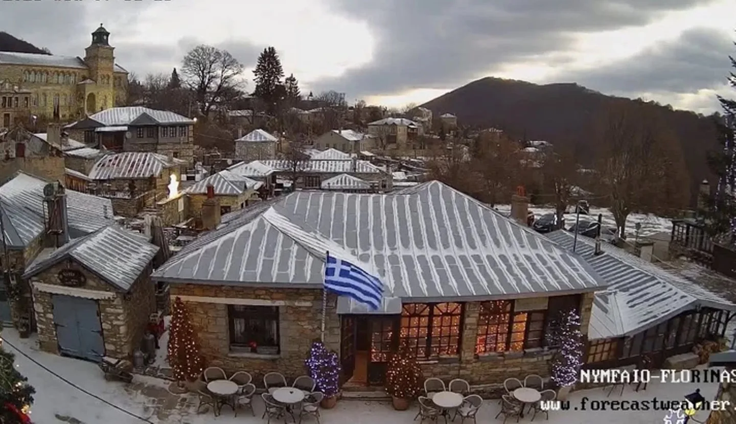 Οι πρώτες εικόνες με χιονισμένα τοπία στη χώρα, θερμοκρασίες κάτω από το μηδέν ΦΩΤΟ