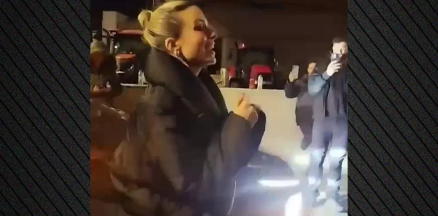Κατερίνα Λιόλιου και Αναστασία Γιούσεφ στα μπλόκα στο πλευρό των αγροτών! ΒΙΝΤΕΟ