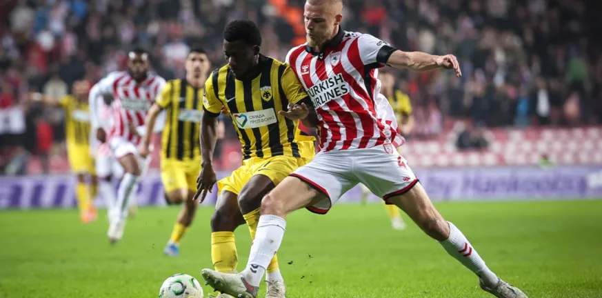 Τεράστια νίκη της ΑΕΚ μέσα στη Σαμσούντα - Κέρδισε 2-1 με τρομερό τον Κοϊτά