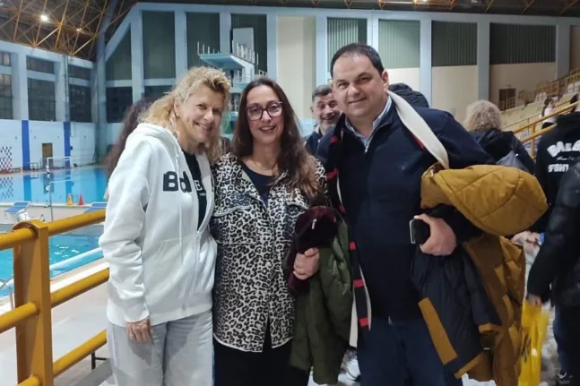 Η σπουδαία κολυμβήτρια Ελλη Ρουσάκη στην Πάτρα