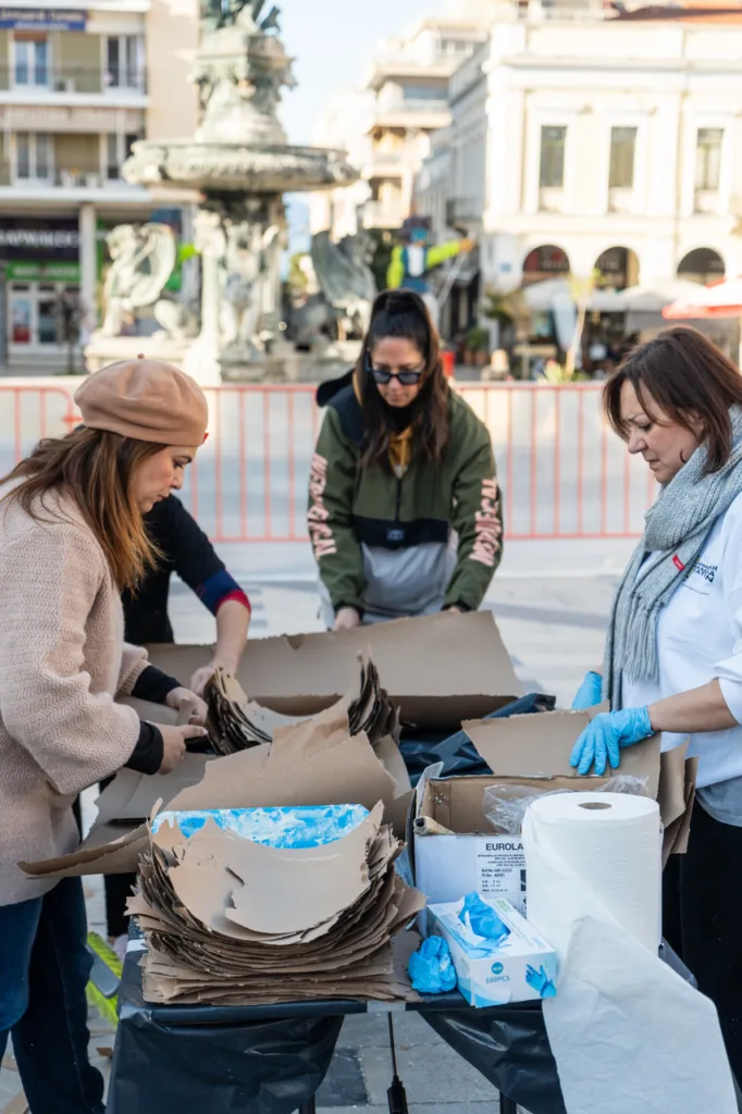 Carni-LAB στην Πλατεία Γεωργίου: Το Καρναβάλι στήνει ανοιχτό εργαστήρι στο κέντρο της Πάτρας ΦΩΤΟ