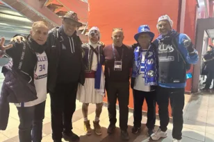 Ο Νίκος Βασιλείου στο Βελιγράδι με τους «Πελαργούς»