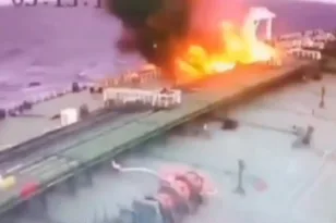 Μαύρη Θάλασσα: Η στιγμή που drone χτυπά το ελληνόκτητο δεξαμενόπλοιο Delta Harmony ΒΙΝΤΕΟ