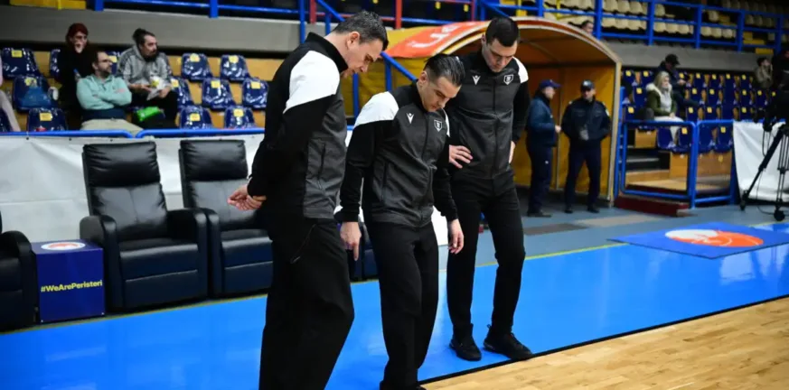 Περιστέρι-Σαραγόσα: Έσταζε η οροφή, αναβλήθηκε το παιχνίδι