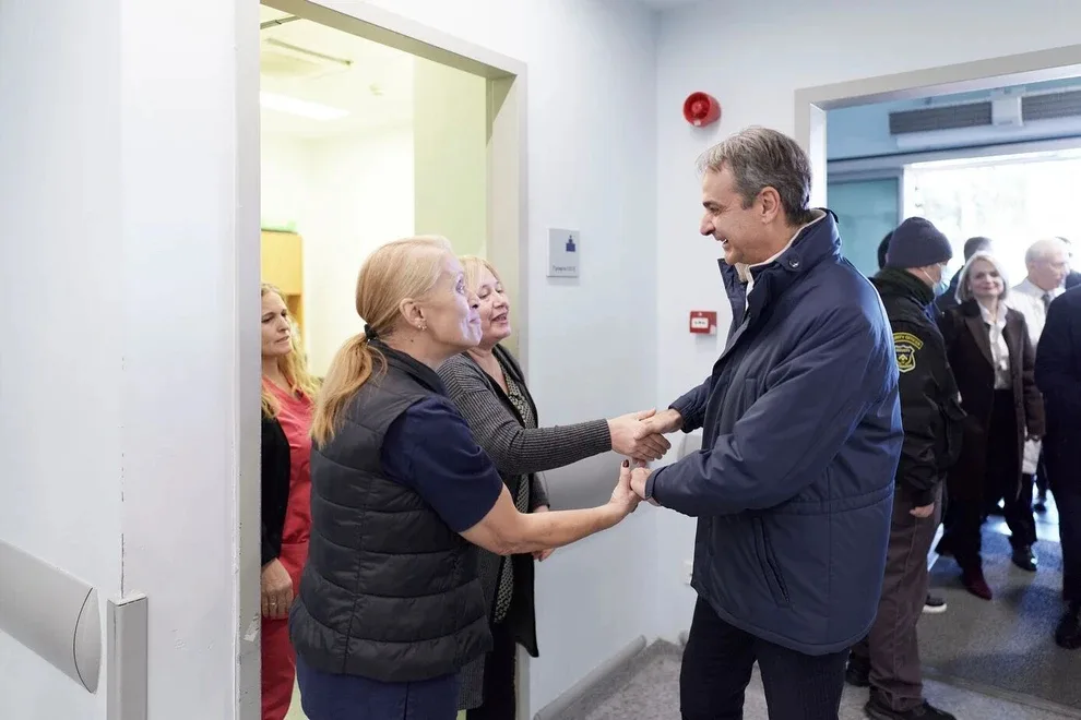 Πρωτοχρονιά 2026: Ο πρωθυπουργός Μητσοτάκης επισκέφθηκε το Γενικό Νοσοκομείο «Γ. Γεννηματάς» Πρωτοχρονιά 2026: Ο πρωθυπουργός Μητσοτάκης επισκέφθηκε το Γενικό Νοσοκομείο «Γ. Γεννηματάς»