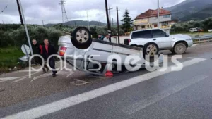 Ανεμοστρόβιλος σήκωσε στον αέρα ΙΧ, εικόνες τρόμου στο Γιαννιτσοχώρι Ηλείας, ΦΩΤΟ, ΒΙΝΤΕΟ