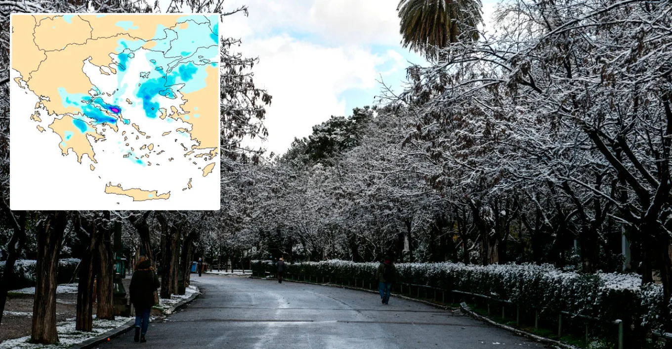 Καιρός: Για δύο ψυχρά μέτωπα εξπρές με χιόνια προειδοποιεί ο Μαρουσάκης