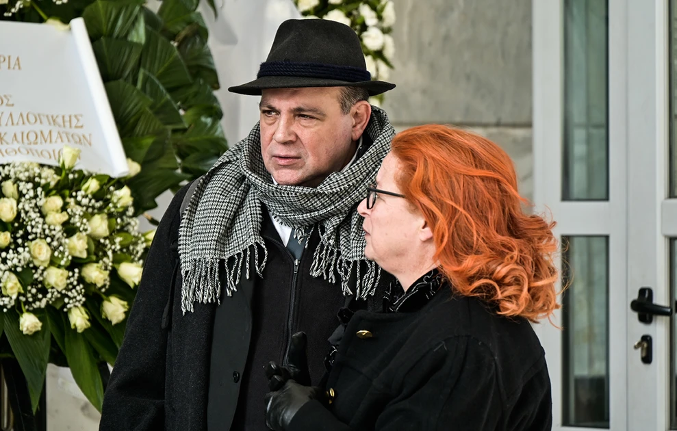 Το τελευταίο αντίο στη Μέλπω Ζαρόκωστα στο Α΄ Νεκροταφείο